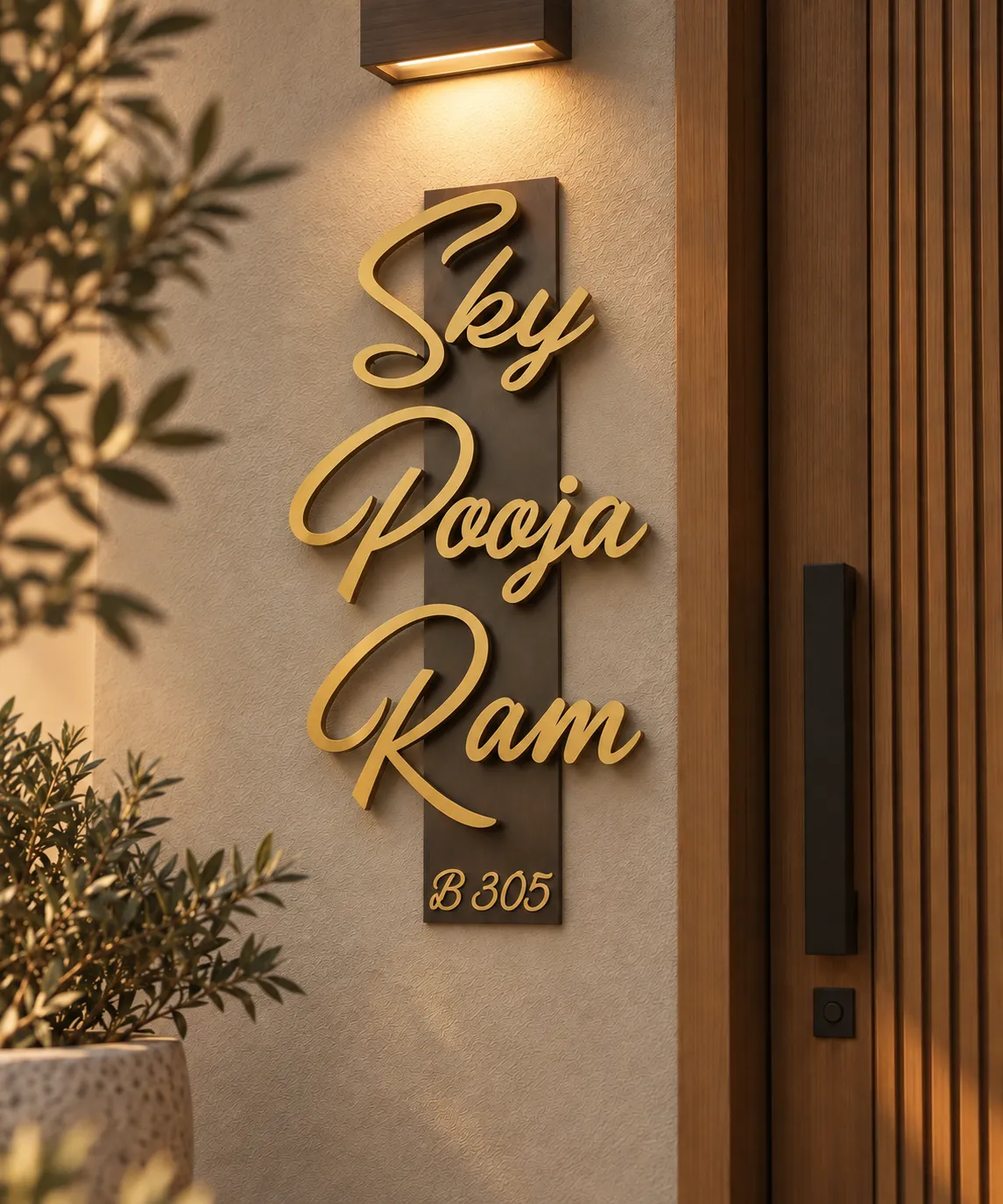 Amara Signature Nameplate