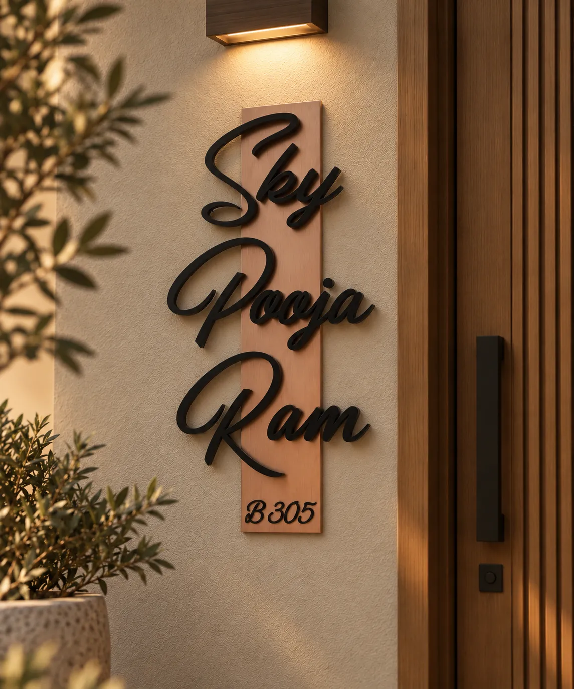 Amara Signature Nameplate