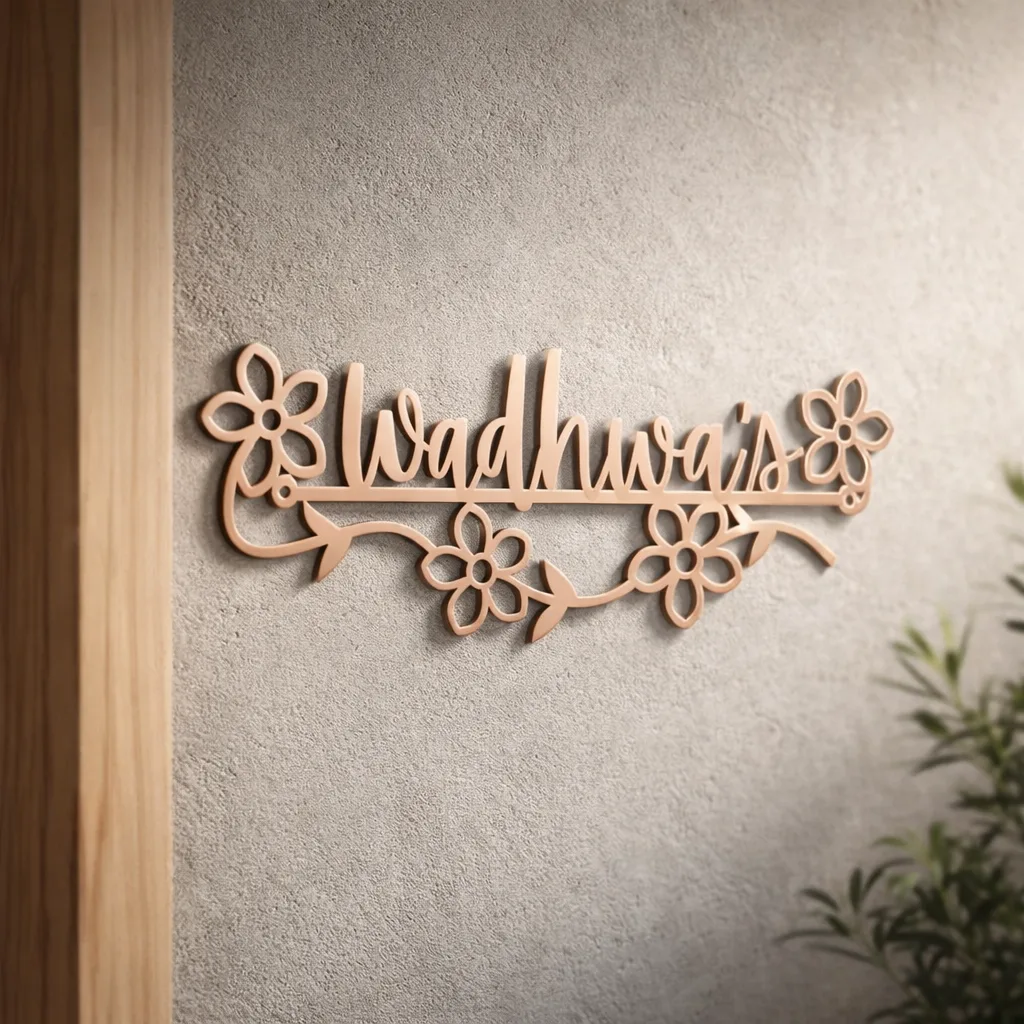 Bloomline Signature Name Plate
