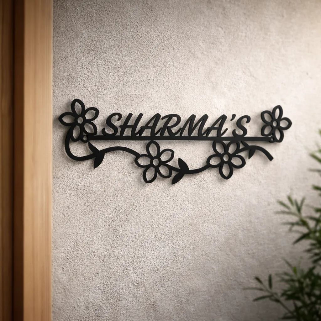 Bloomline Signature Name Plate