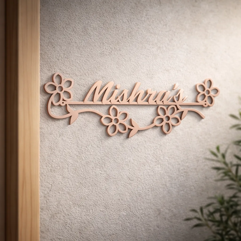 Bloomline Signature Name Plate