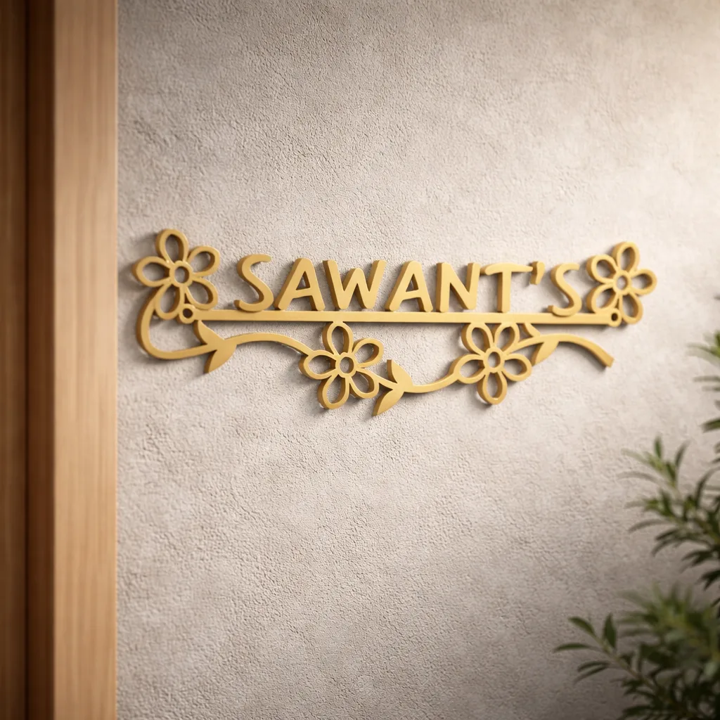 Bloomline Signature Name Plate