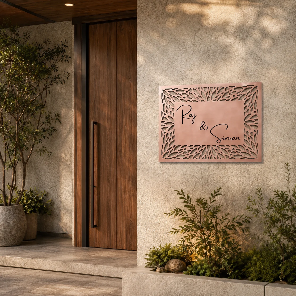 Elite Couple Name Plate