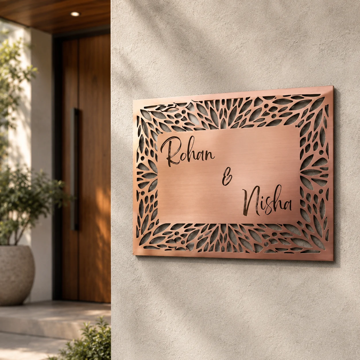 Elite Couple Name Plate