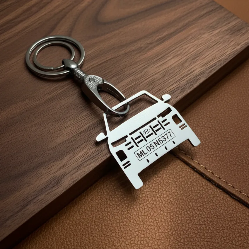 Personalised Car Keychain