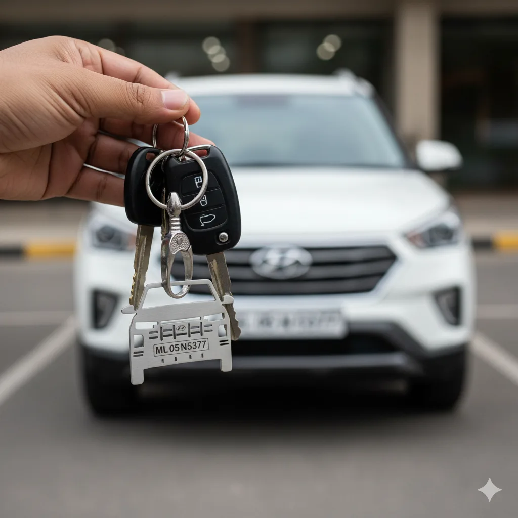 Personalised Car Keychain