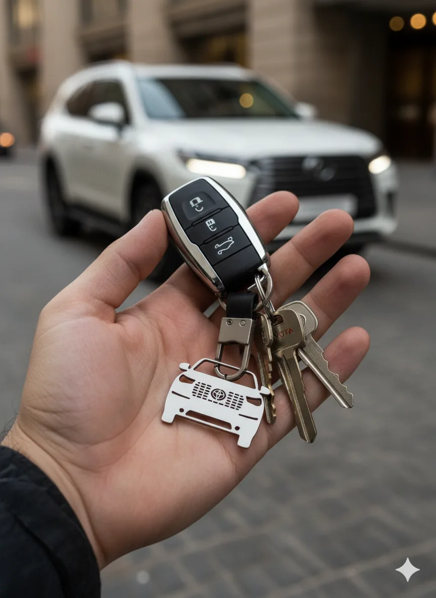 Personalised Car Keychain