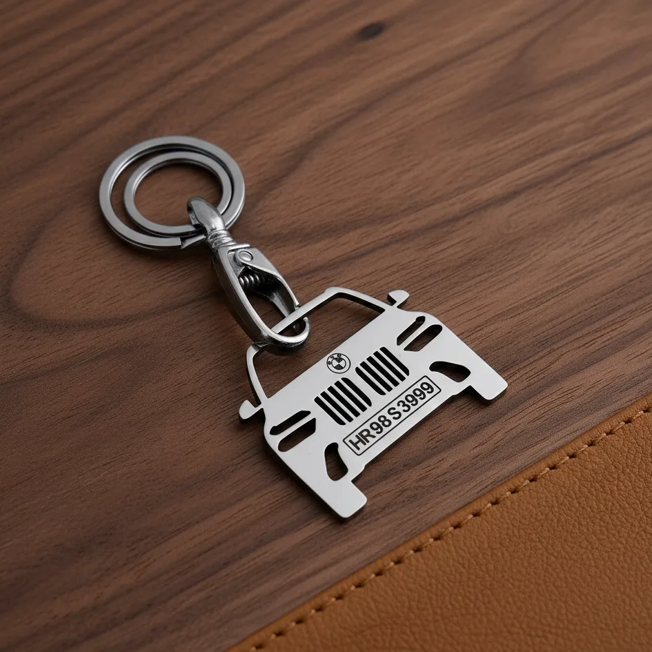Personalised Car Keychain
